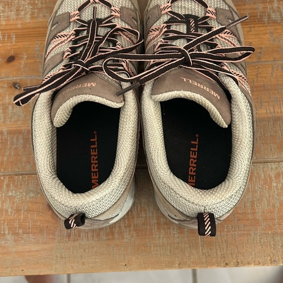 MERRELL Siren Sport 3 Trail Running Shoe Women Size 7W Gray Pink Hiking J035524W - Picture 8 of 11